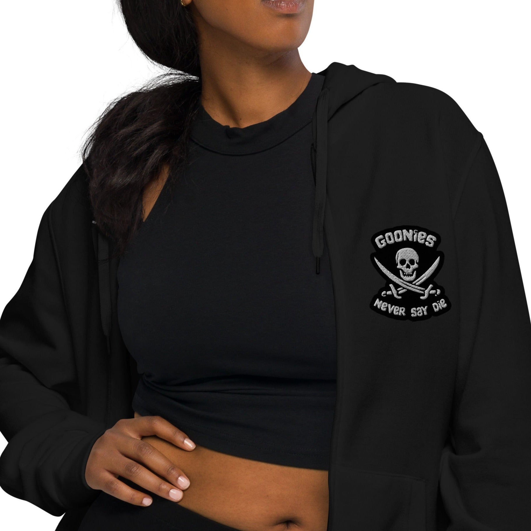 Sweat à capuche zippé unisexe - GOONIES NEVER SAY DIE