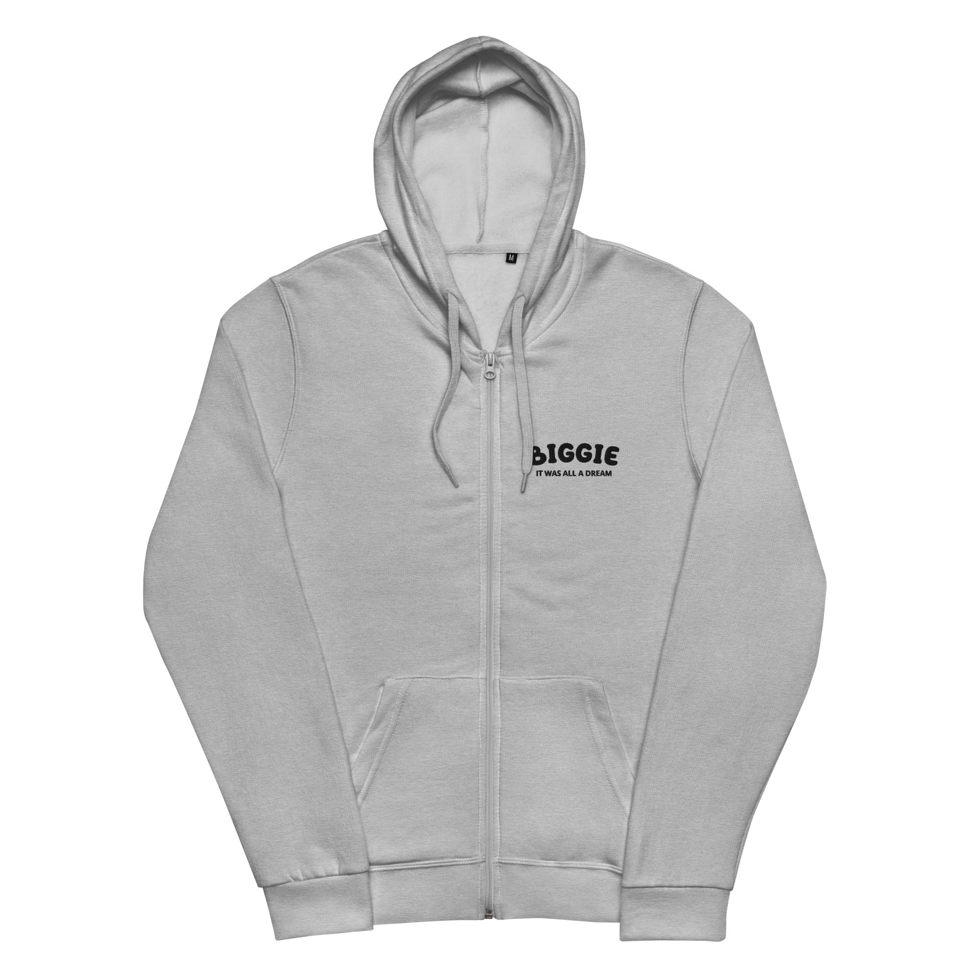 Sweat à capuche zippé unisexe - "BIGGIE"
