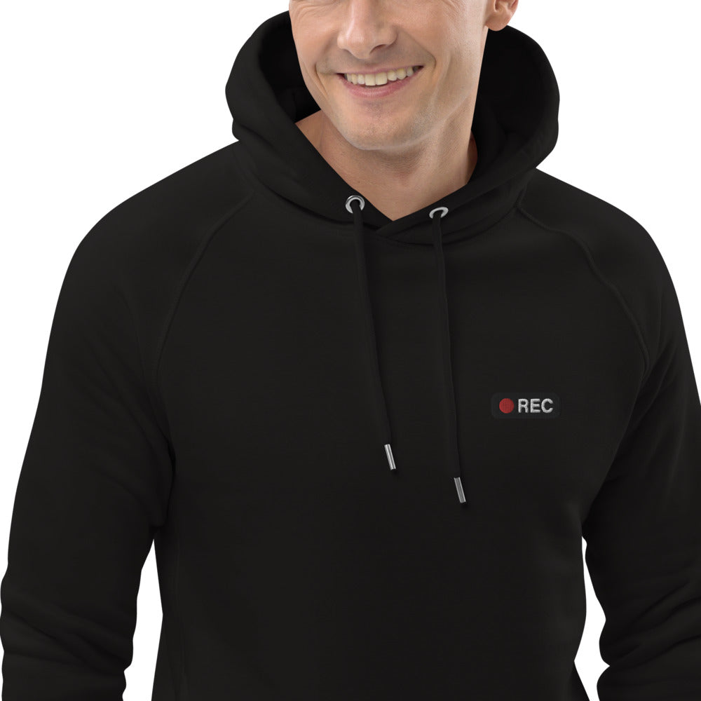 Pull à capuche unisexe - "REC"