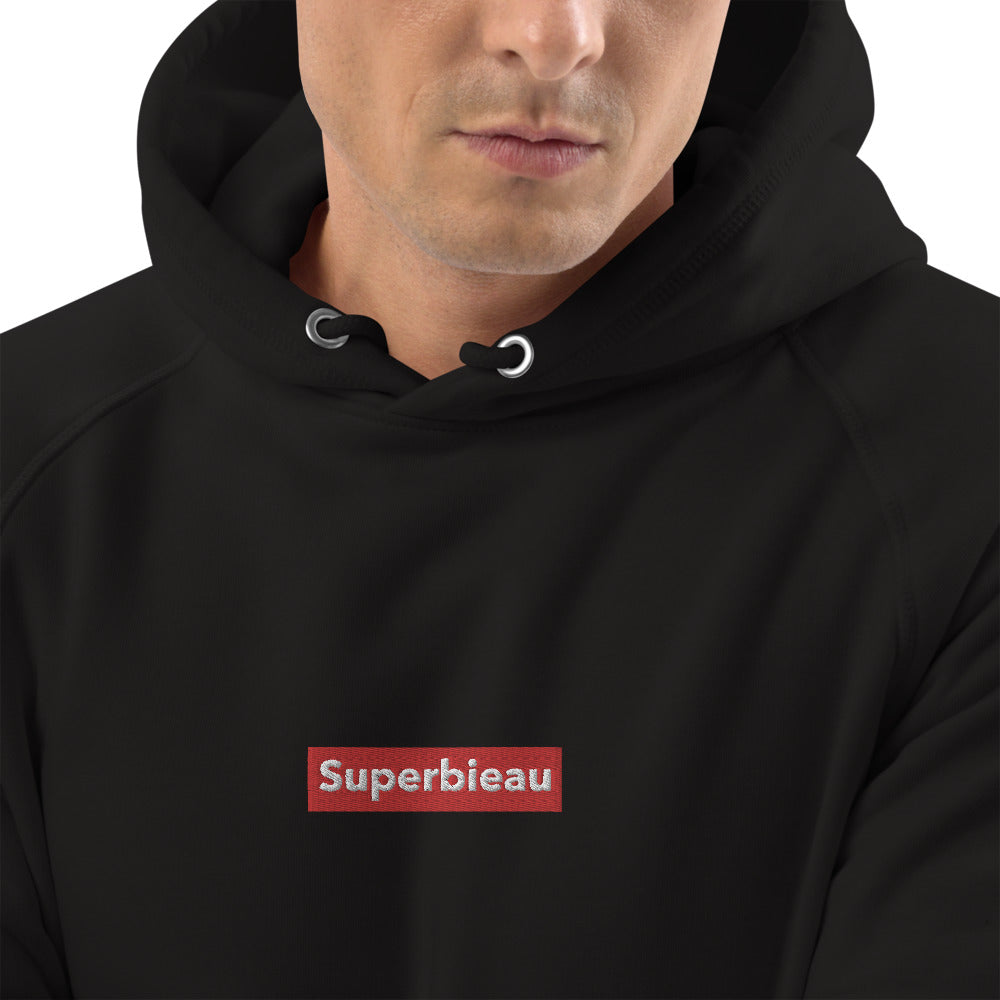 Pull Belge à capuche brodé - "SUPERBIEAU"