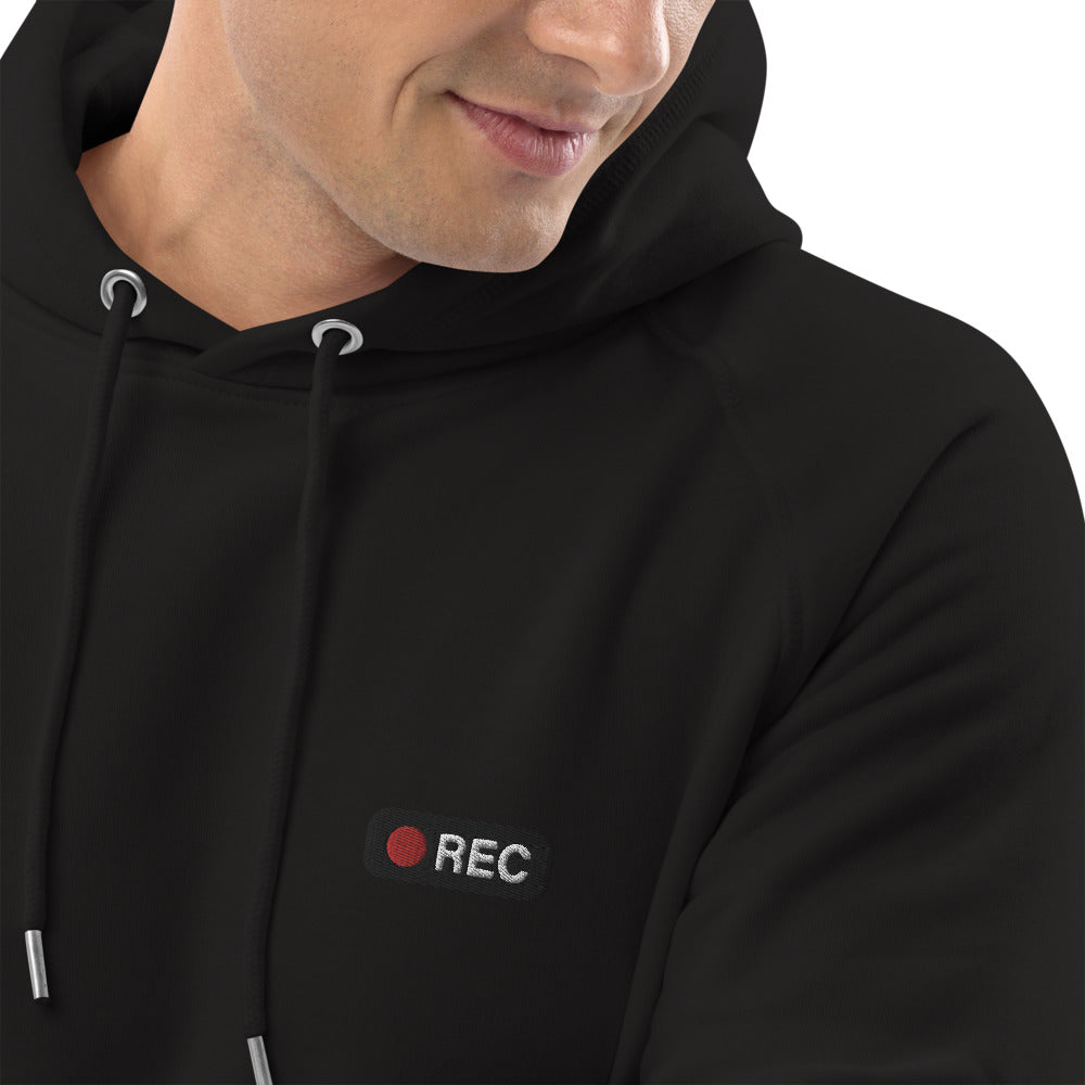 Pull à capuche unisexe - "REC"
