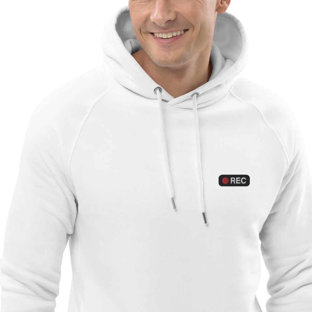 Pull à capuche unisexe - "REC"