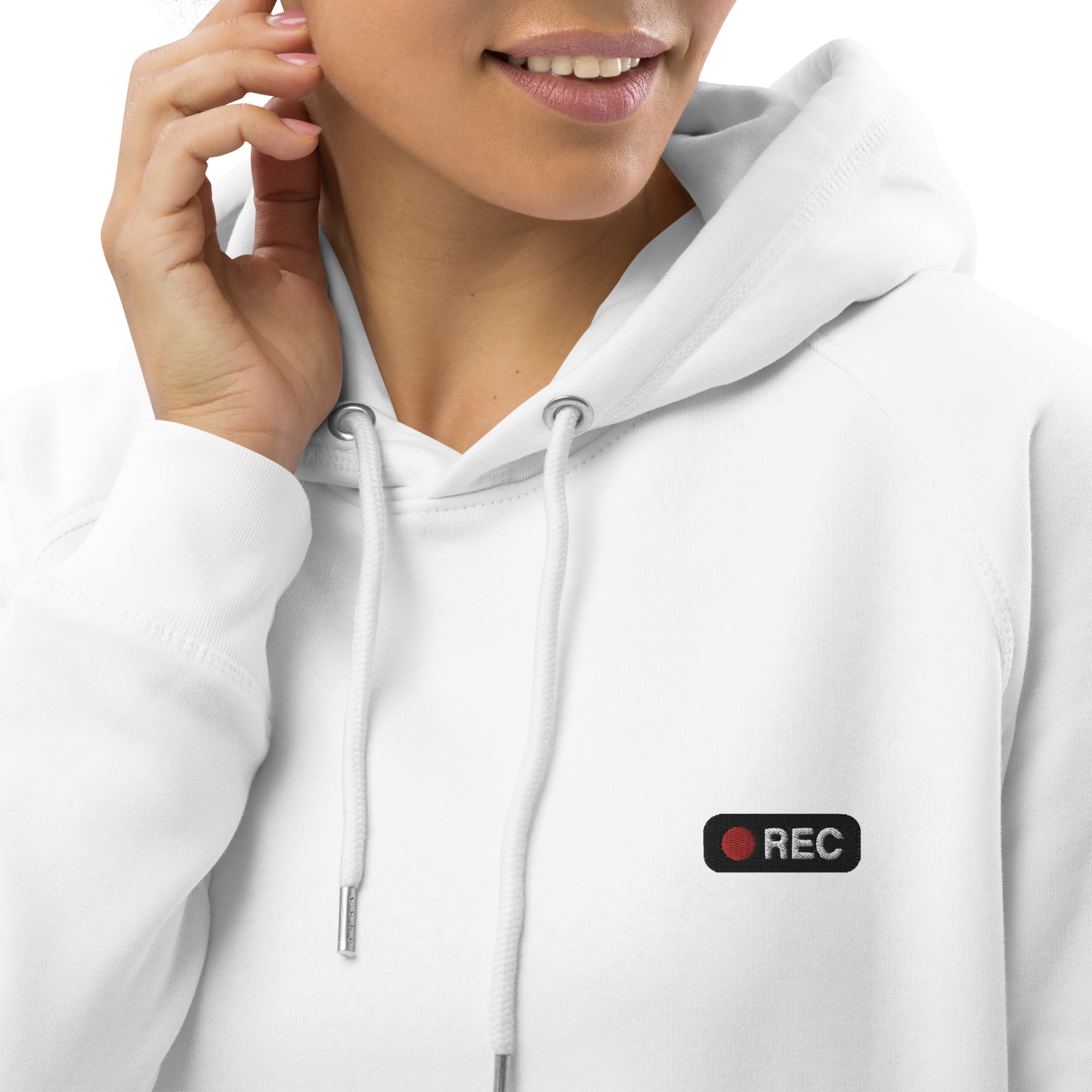 Pull à capuche unisexe - "REC"