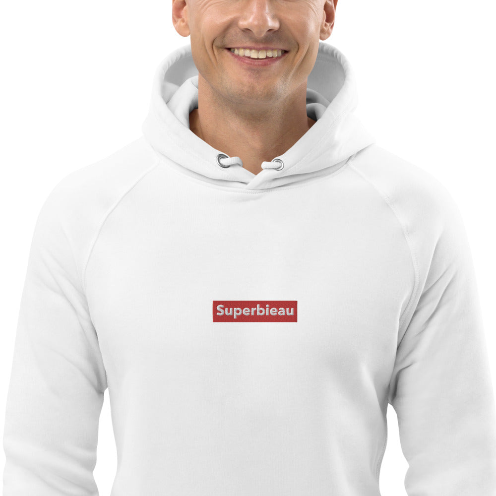 Pull Belge à capuche brodé - "SUPERBIEAU"
