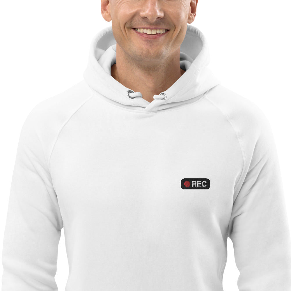 Pull à capuche unisexe - "REC"