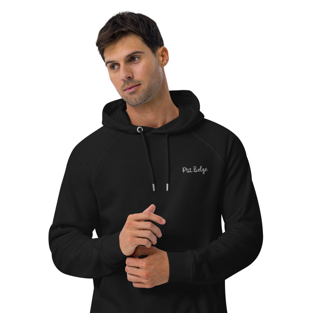 Pull à capuche homme brodé - "P'tit Belge"