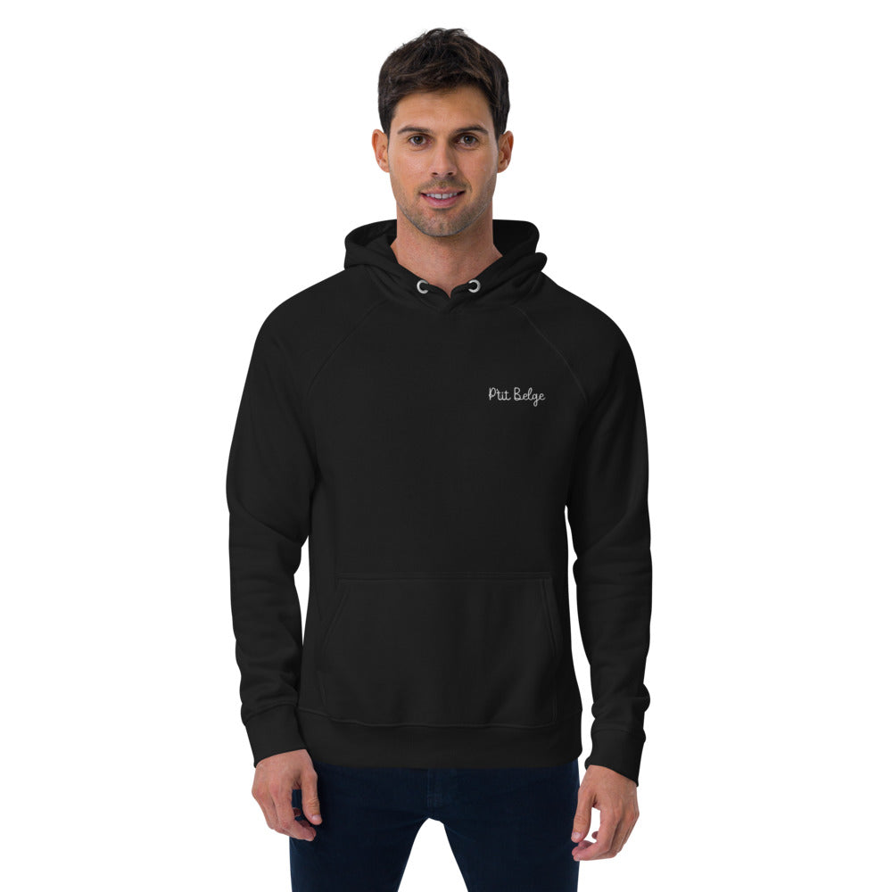 Pull à capuche homme brodé - "P'tit Belge"