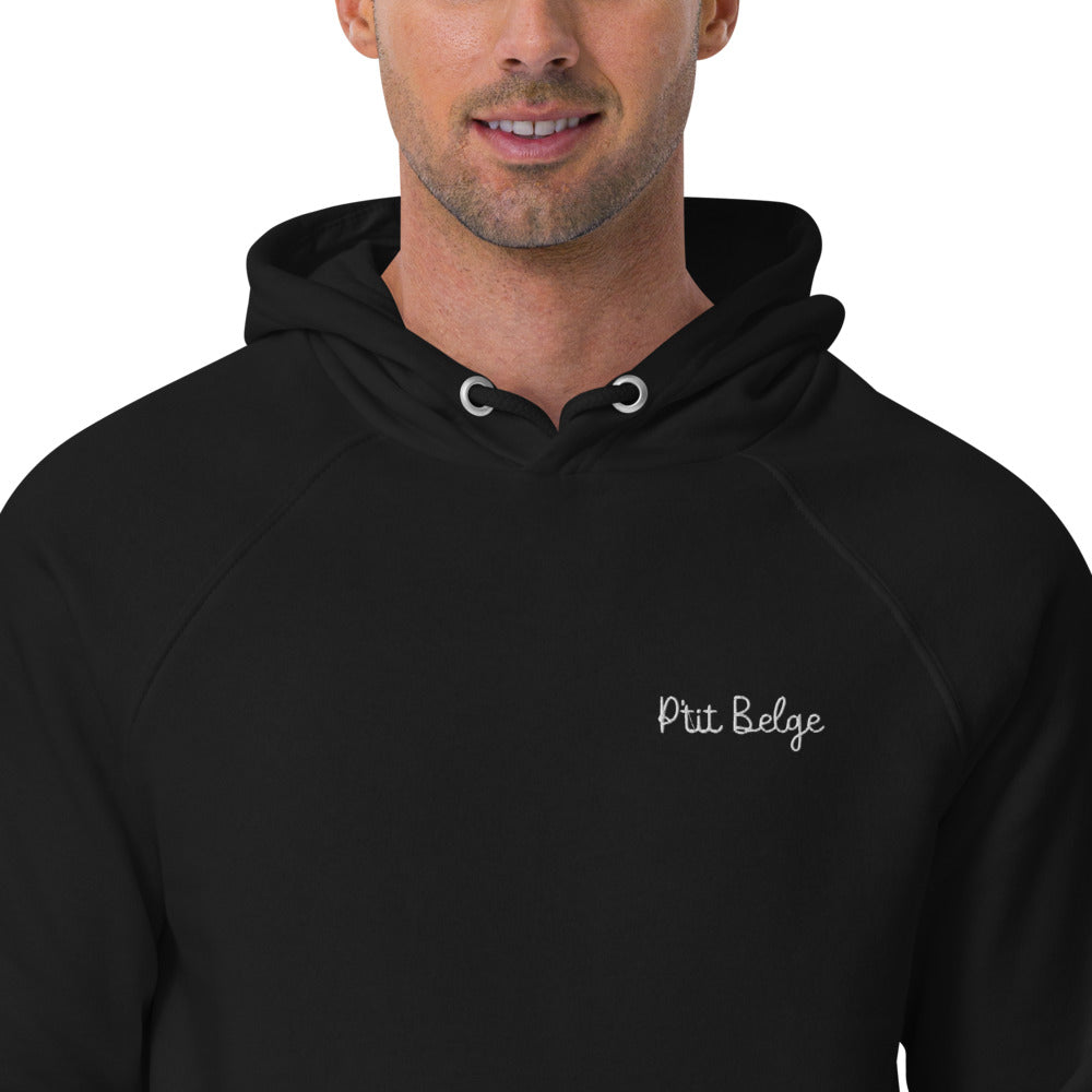Pull à capuche homme brodé - "P'tit Belge"