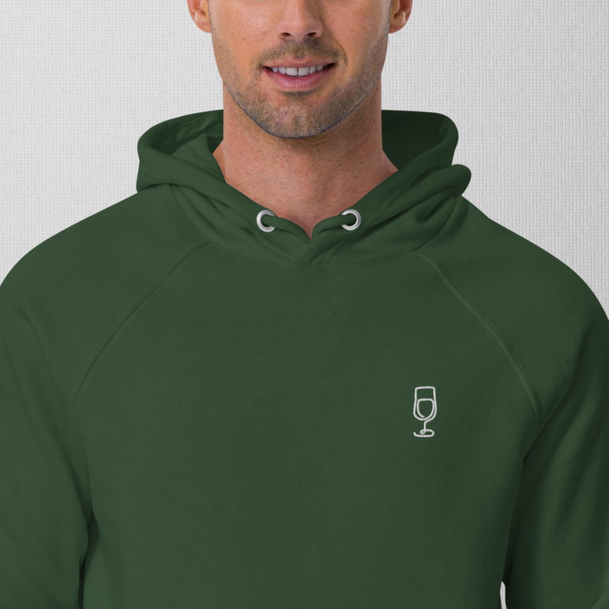 Pull à capuche brodé - WINE