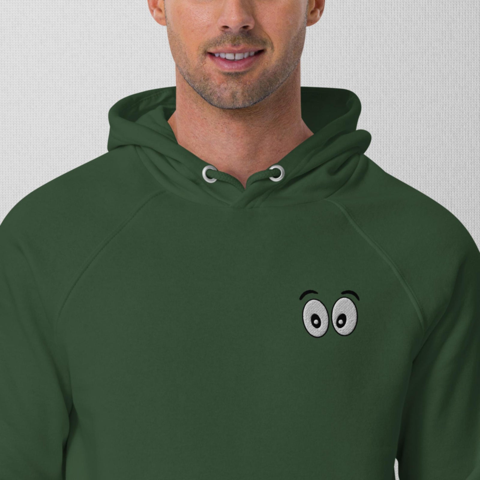 Sweat à capuche écologique Raglan unisexe