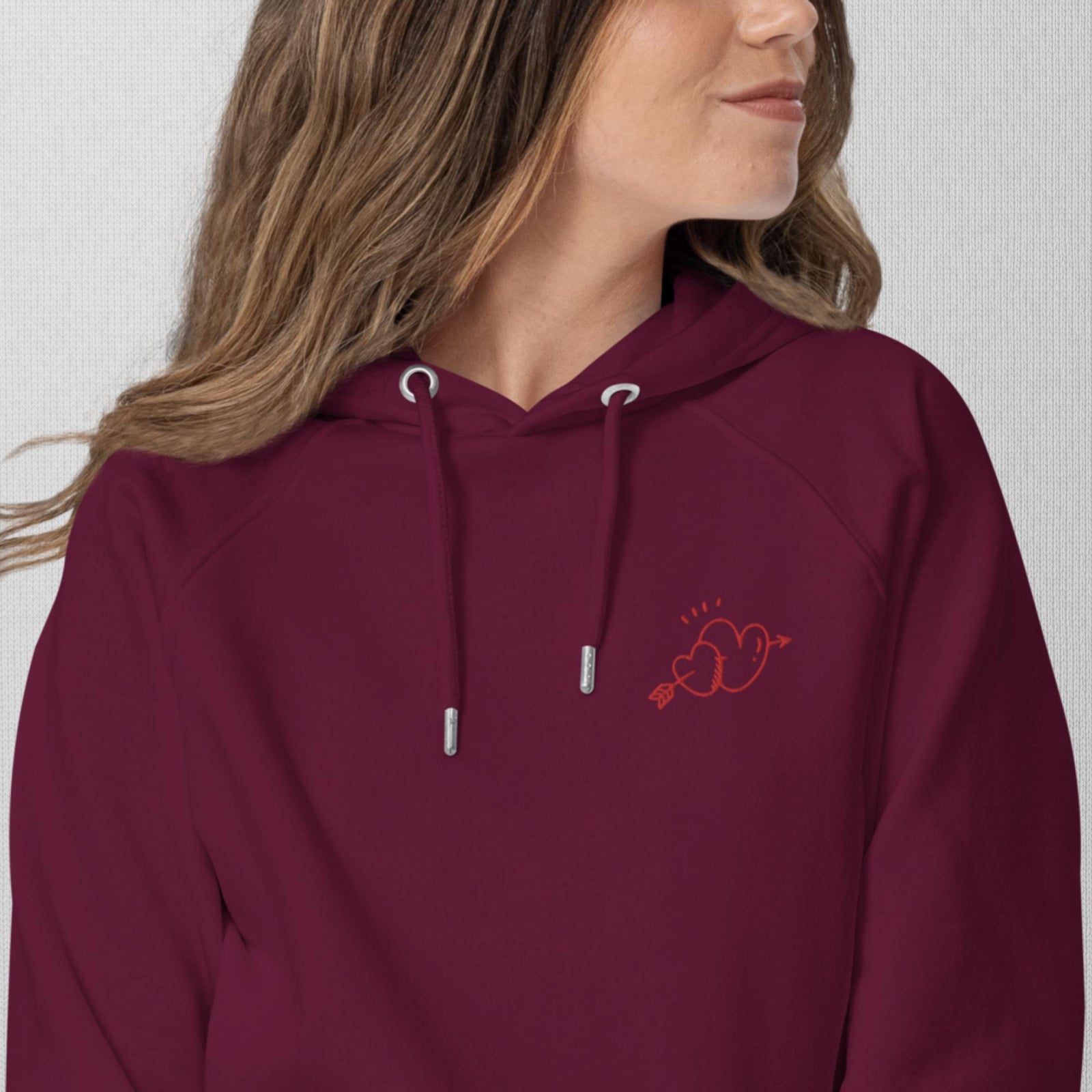Pull à capuche brodé