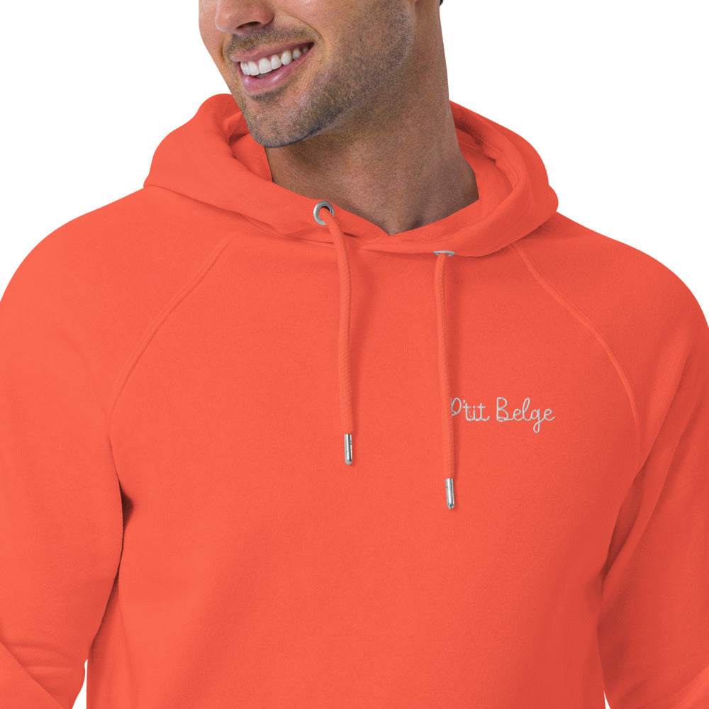 Pull à capuche homme brodé - "P'tit Belge"