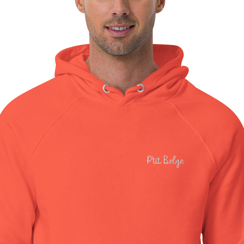 Pull à capuche homme brodé - "P'tit Belge"