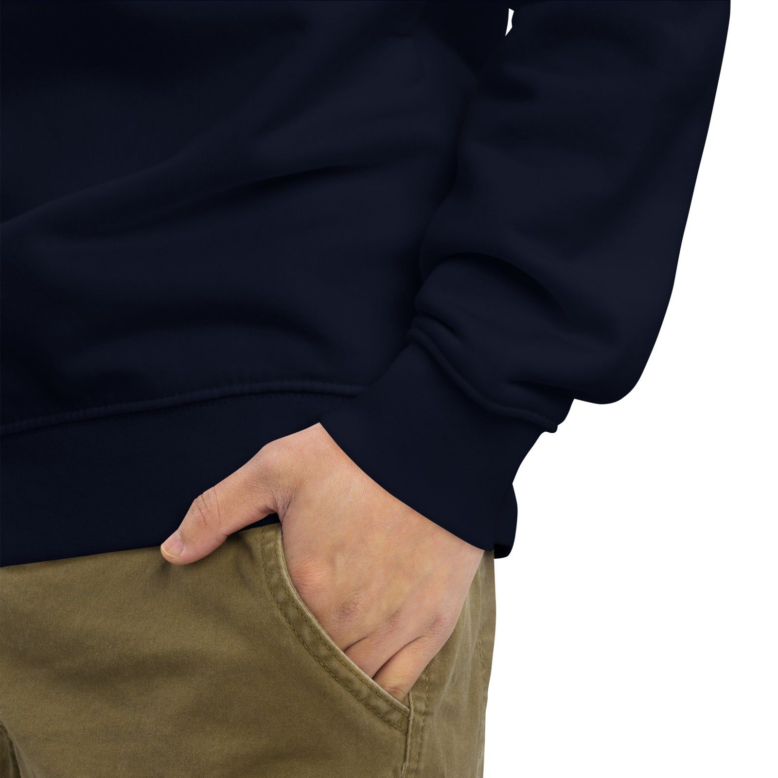 Pull homme brodé - "L'éléphant blanc"