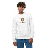 Pull homme brodé - "Poker bear"