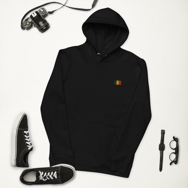 pull drapeau belge brode