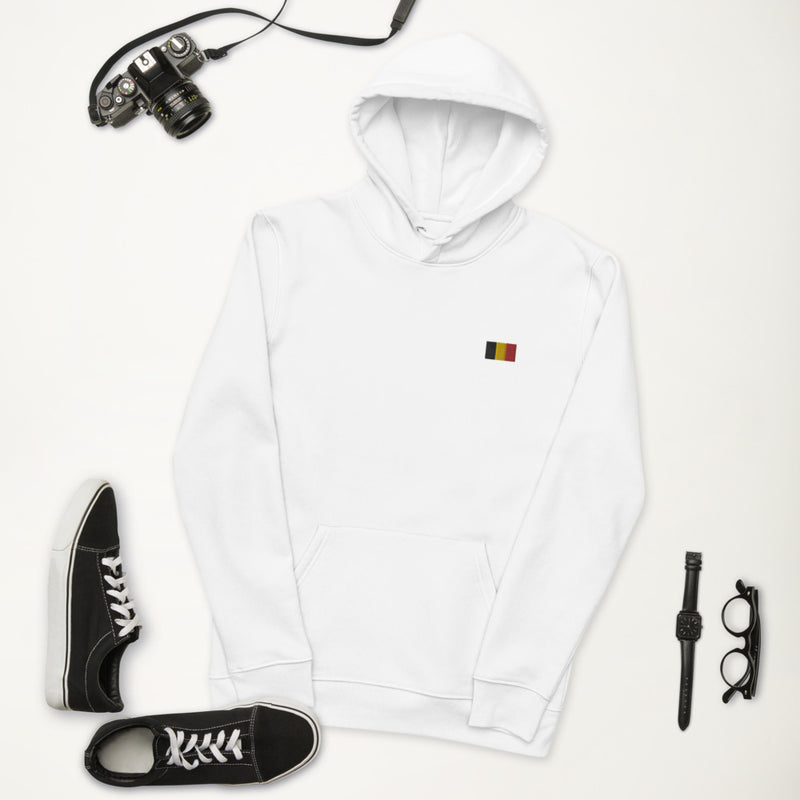 pull drapeau belge brode