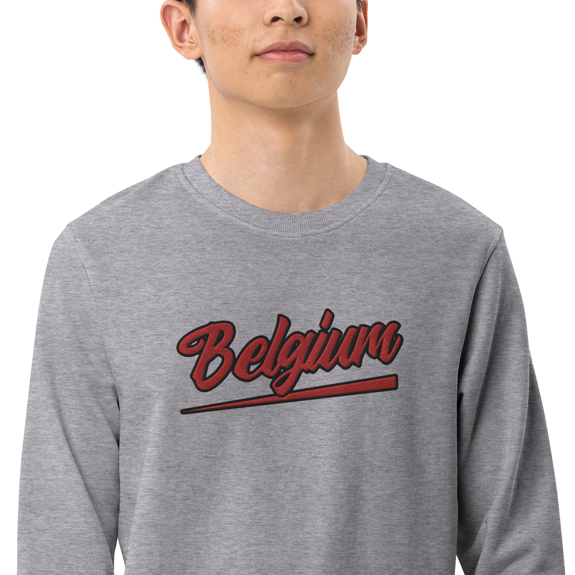 Pull unisexe brodé - Belgium