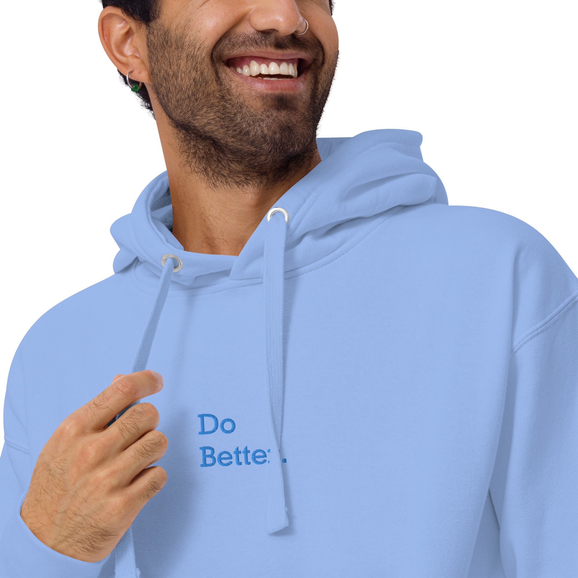 Sweat à Capuche Unisexe brodé - "DO BETTER."