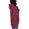 Pull à capuche femme brodé - Coeur origami