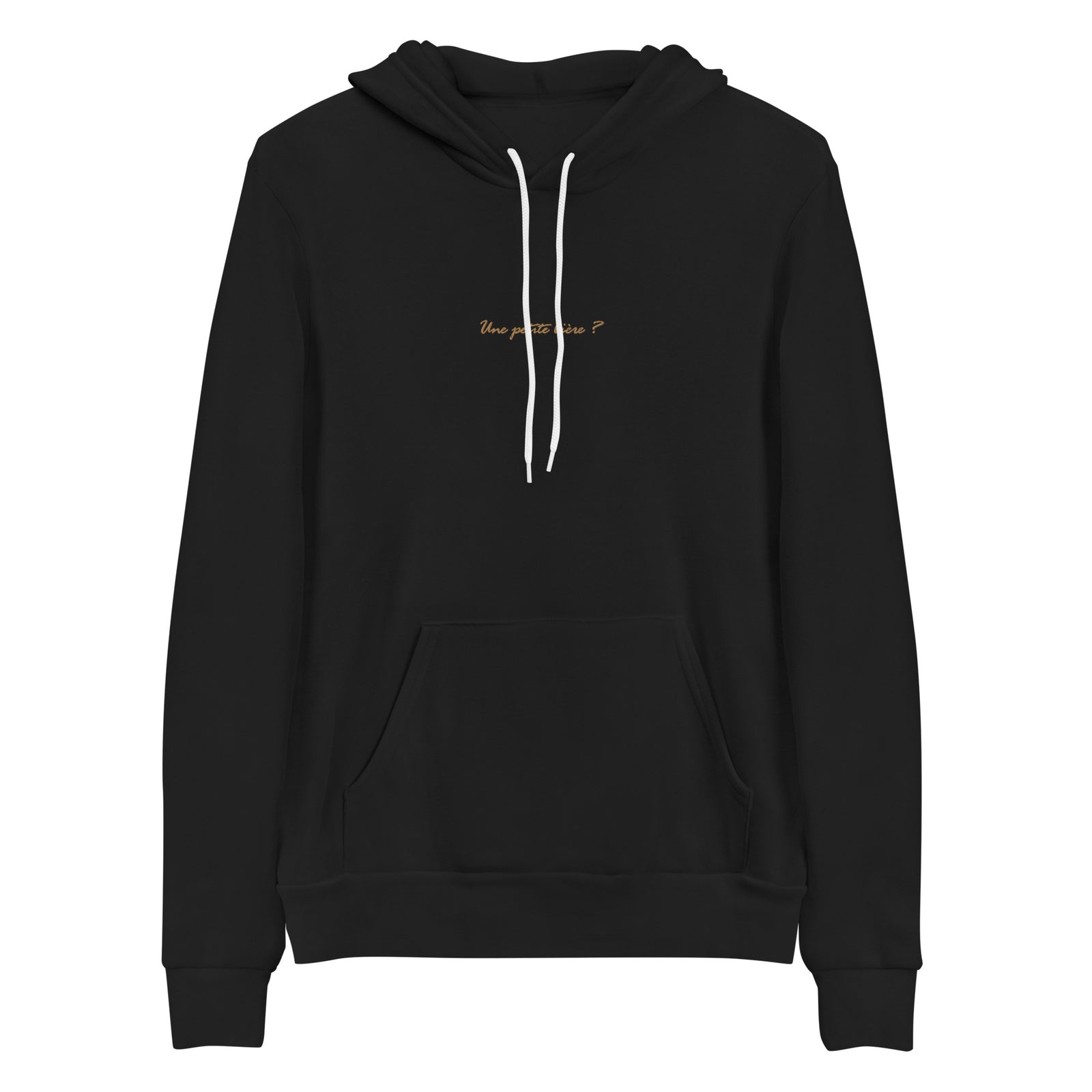 Pull à Capuche brodé - "Une petite bière ?"