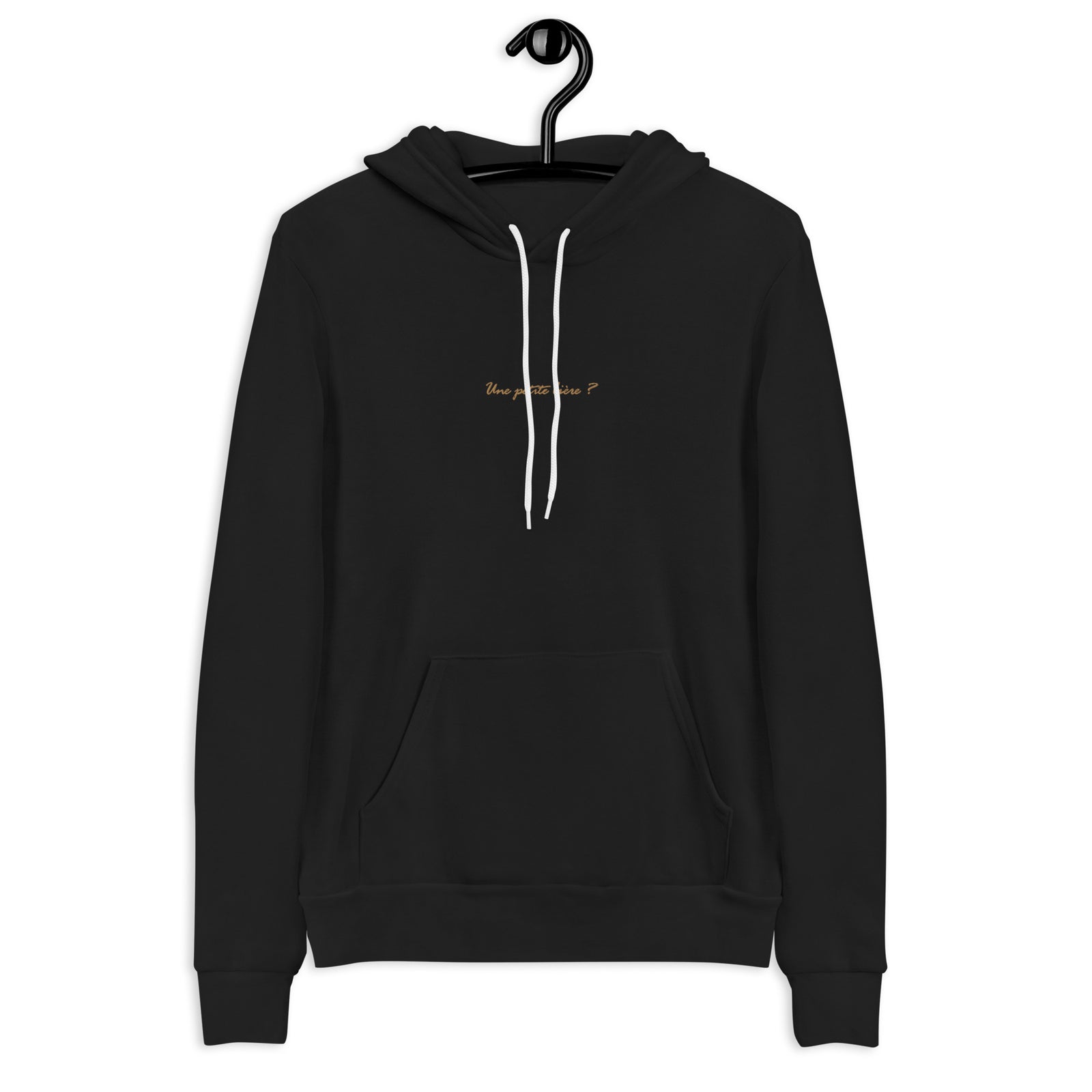 Pull à Capuche brodé - "Une petite bière ?"
