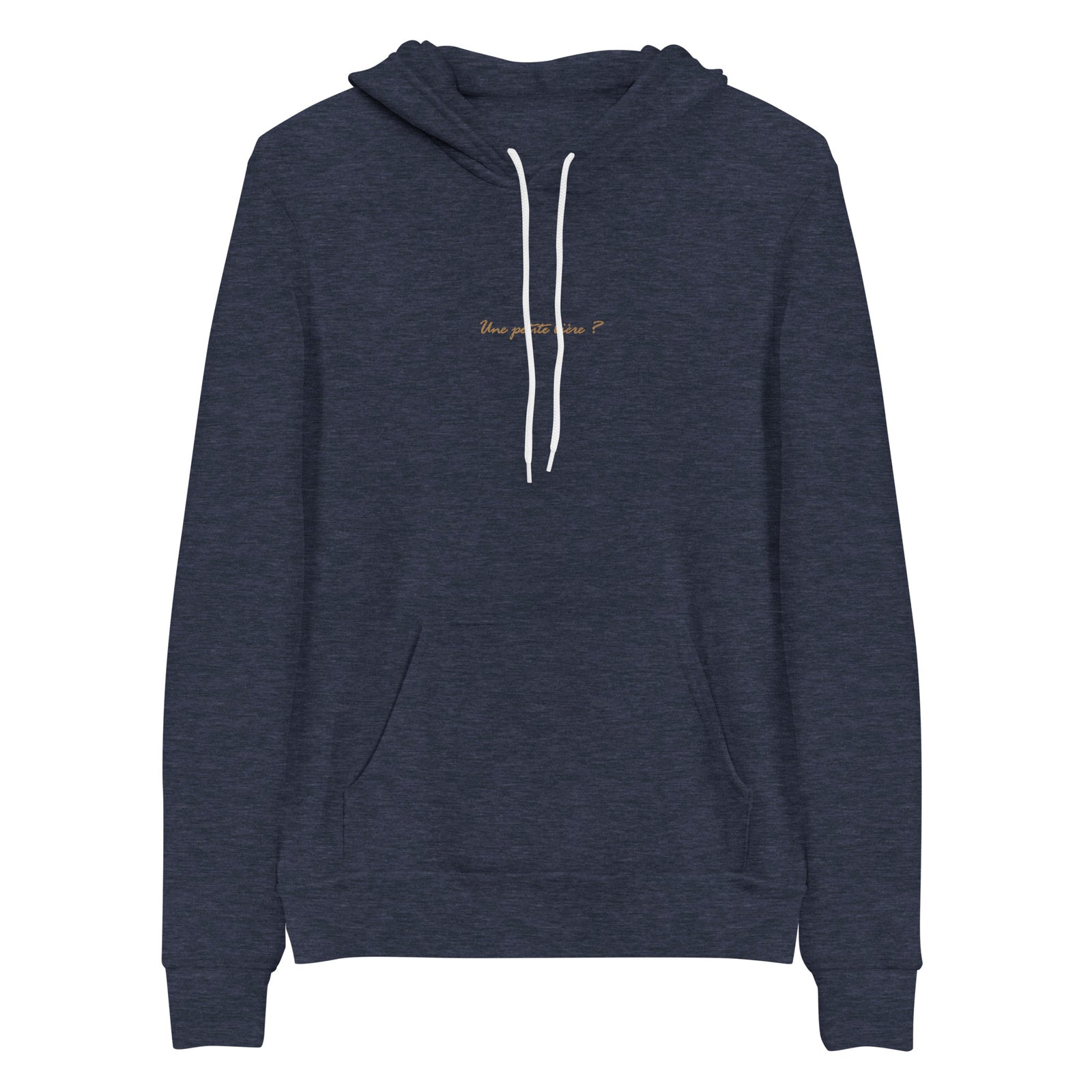 Pull à Capuche brodé - "Une petite bière ?"