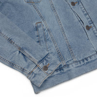 Veste sherpa en jean unisexe - "DAD"