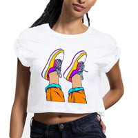 crop top femme original basket