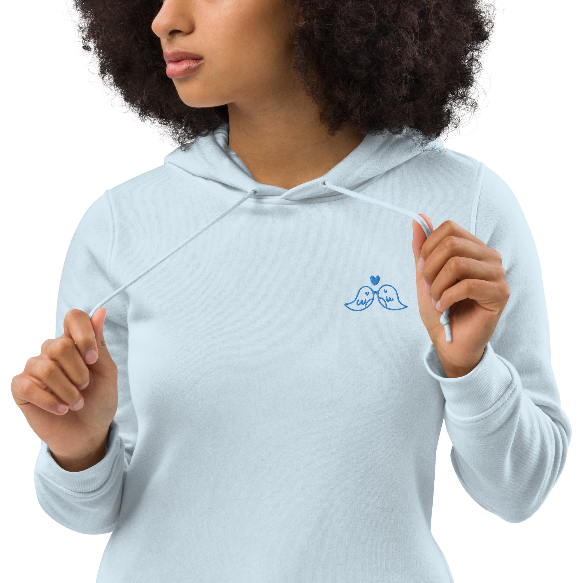 Sweat à capuche ajusté écologique pour femme