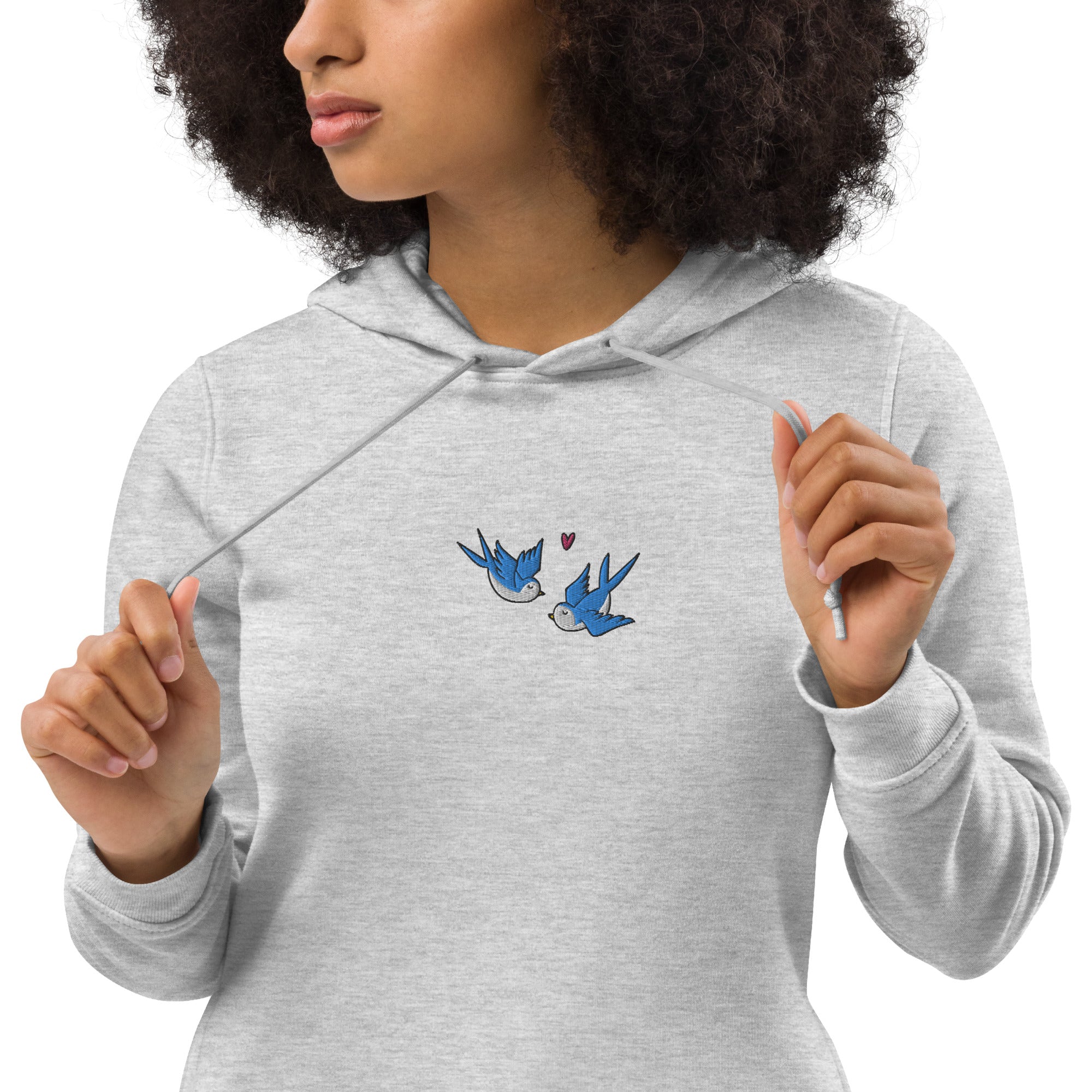 Sweat à capuche ajusté écologique pour femme