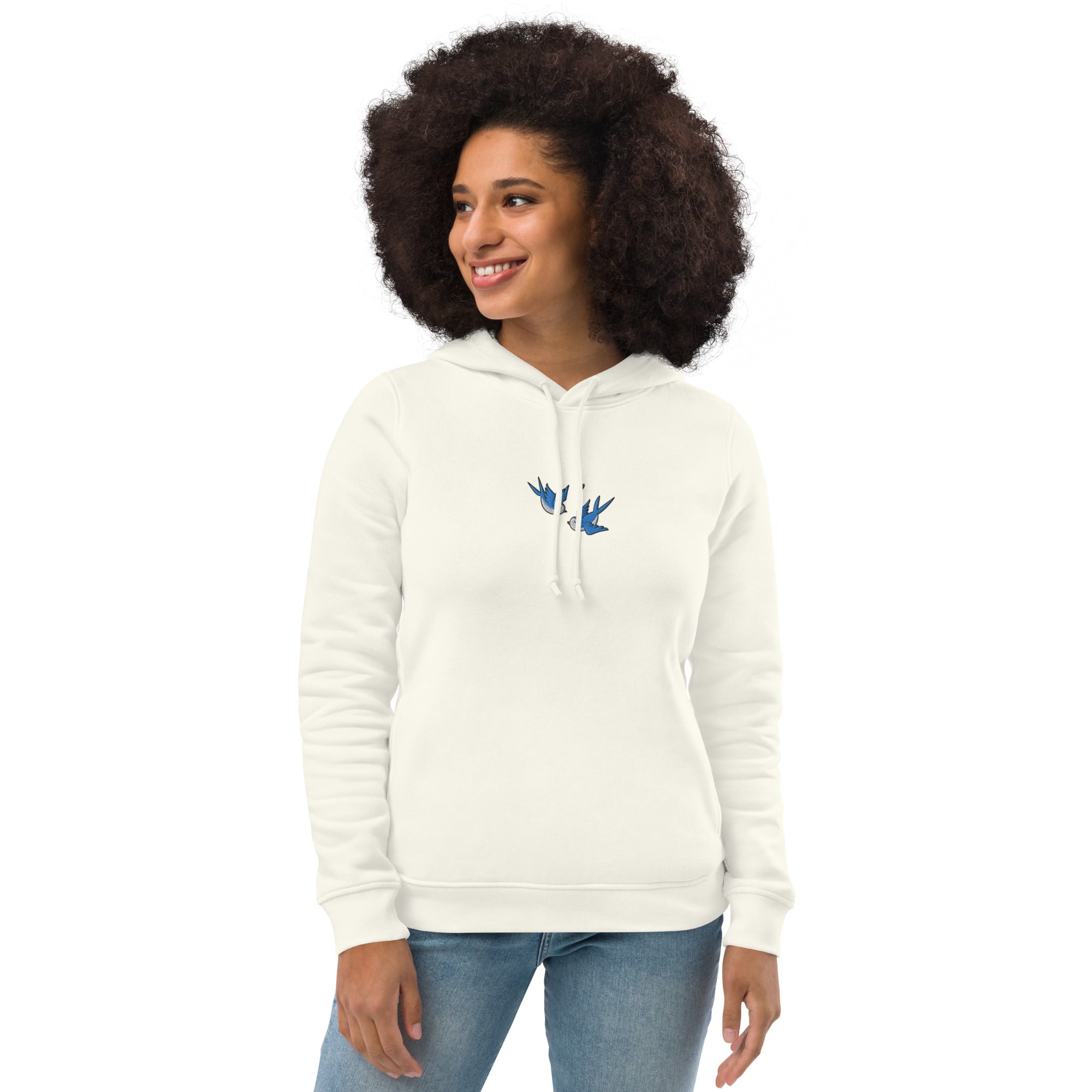 Sweat à capuche ajusté écologique pour femme