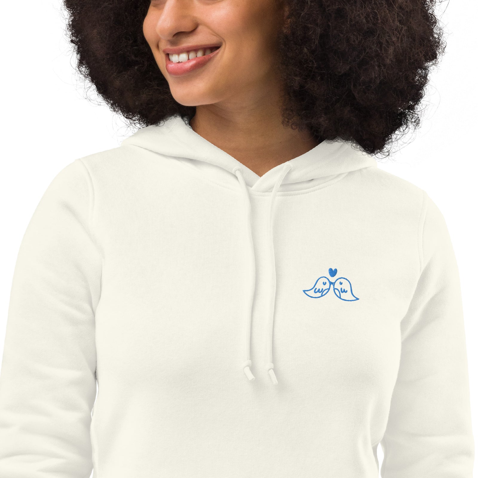 Sweat à capuche ajusté écologique pour femme