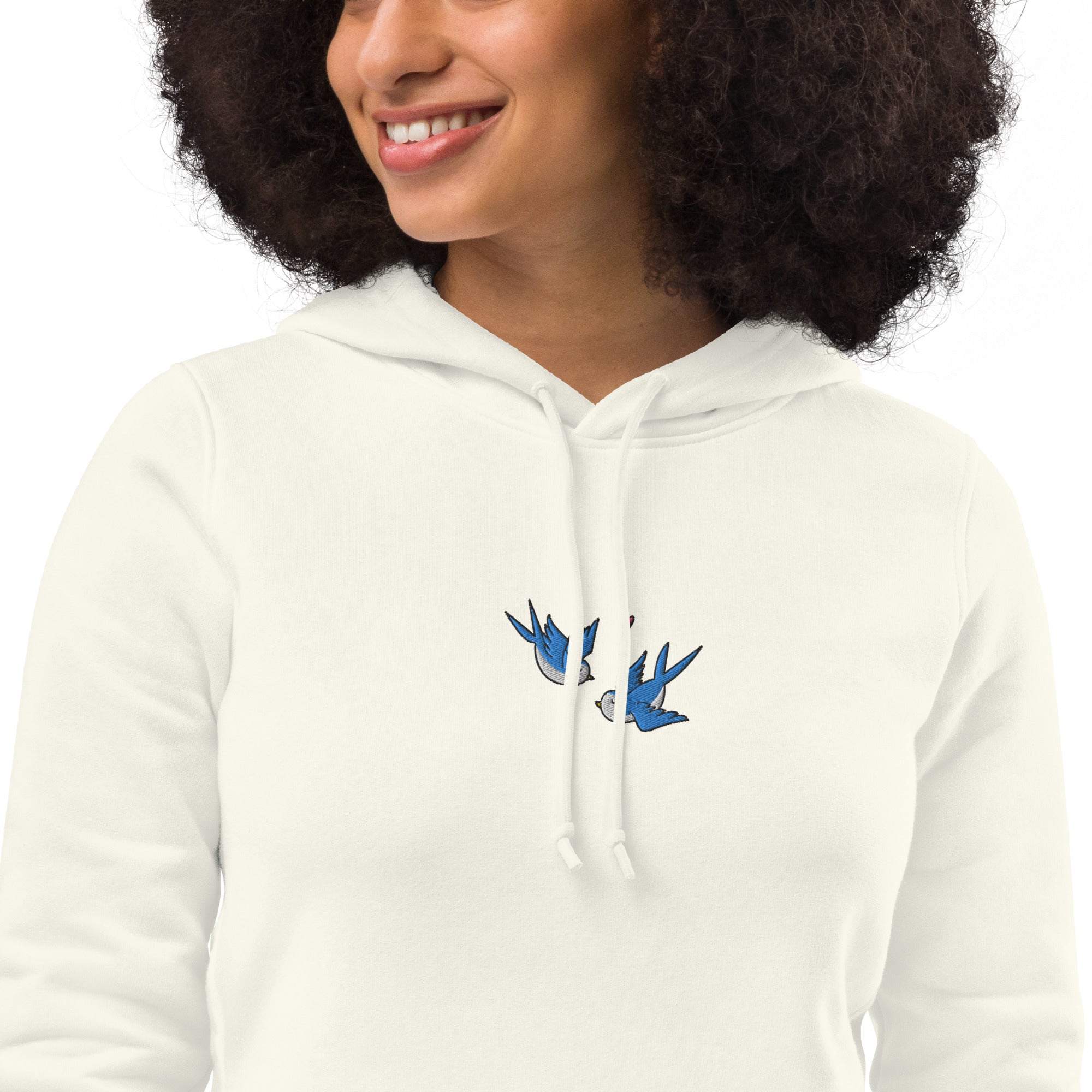 Sweat à capuche ajusté écologique pour femme