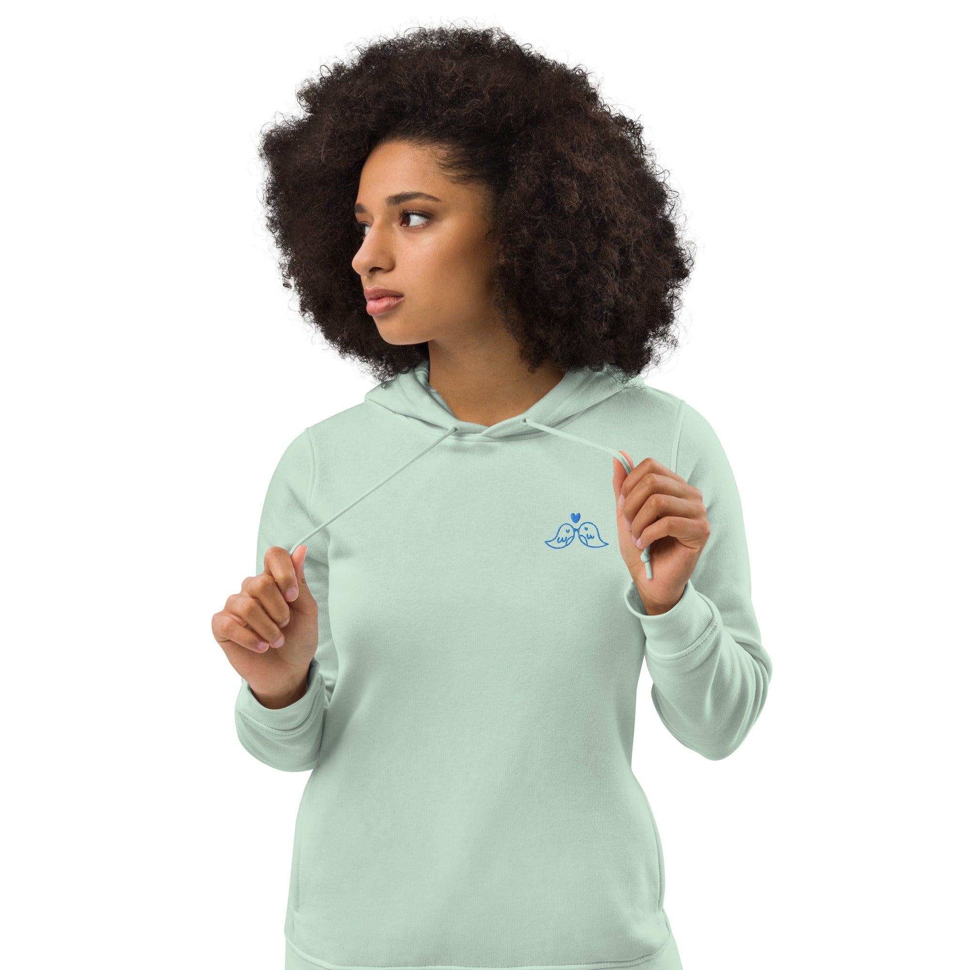 Sweat à capuche ajusté écologique pour femme