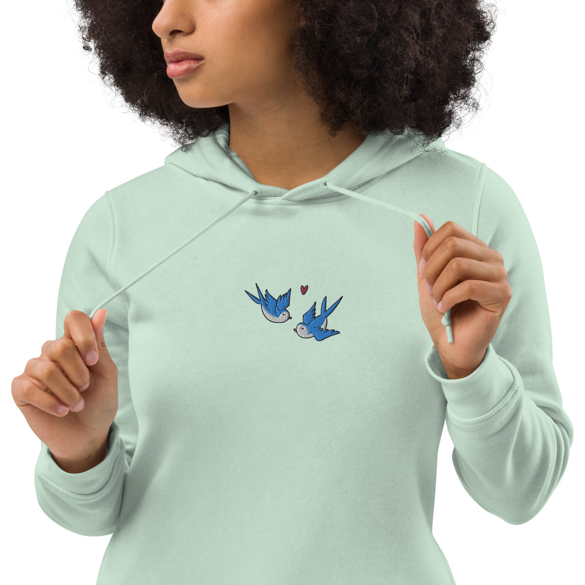 Sweat à capuche ajusté écologique pour femme