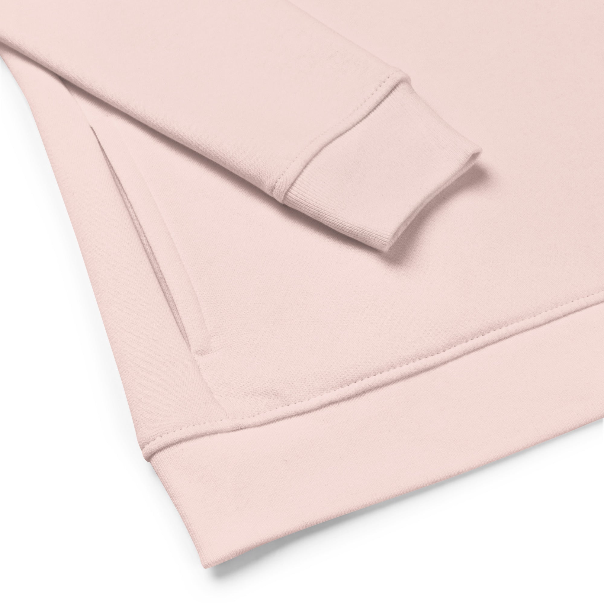 Sweat à capuche ajusté écologique pour femme brodé