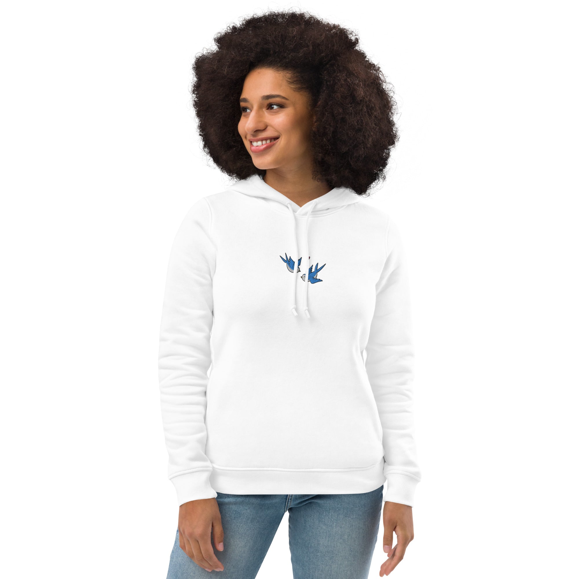 Sweat à capuche ajusté écologique pour femme