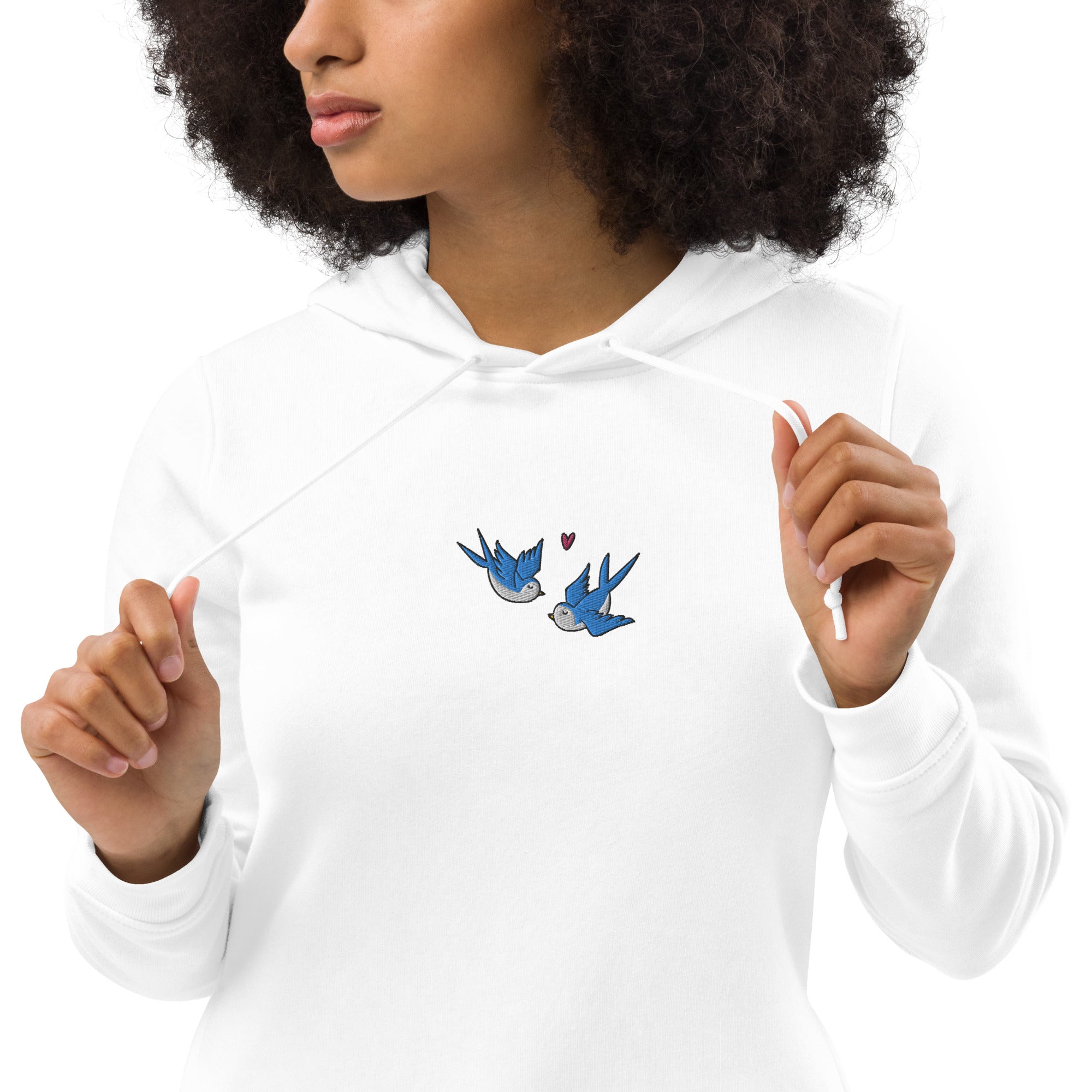 Sweat à capuche ajusté écologique pour femme