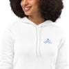 Sweat à capuche ajusté écologique pour femme