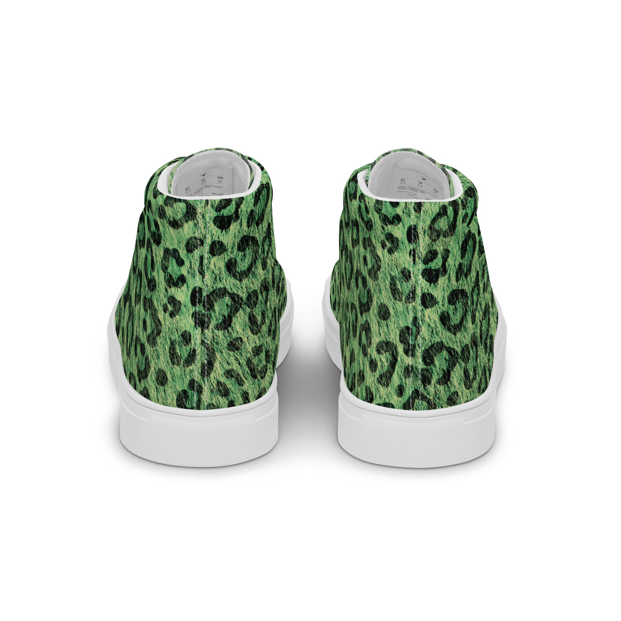 Baskets hautes en toile femme