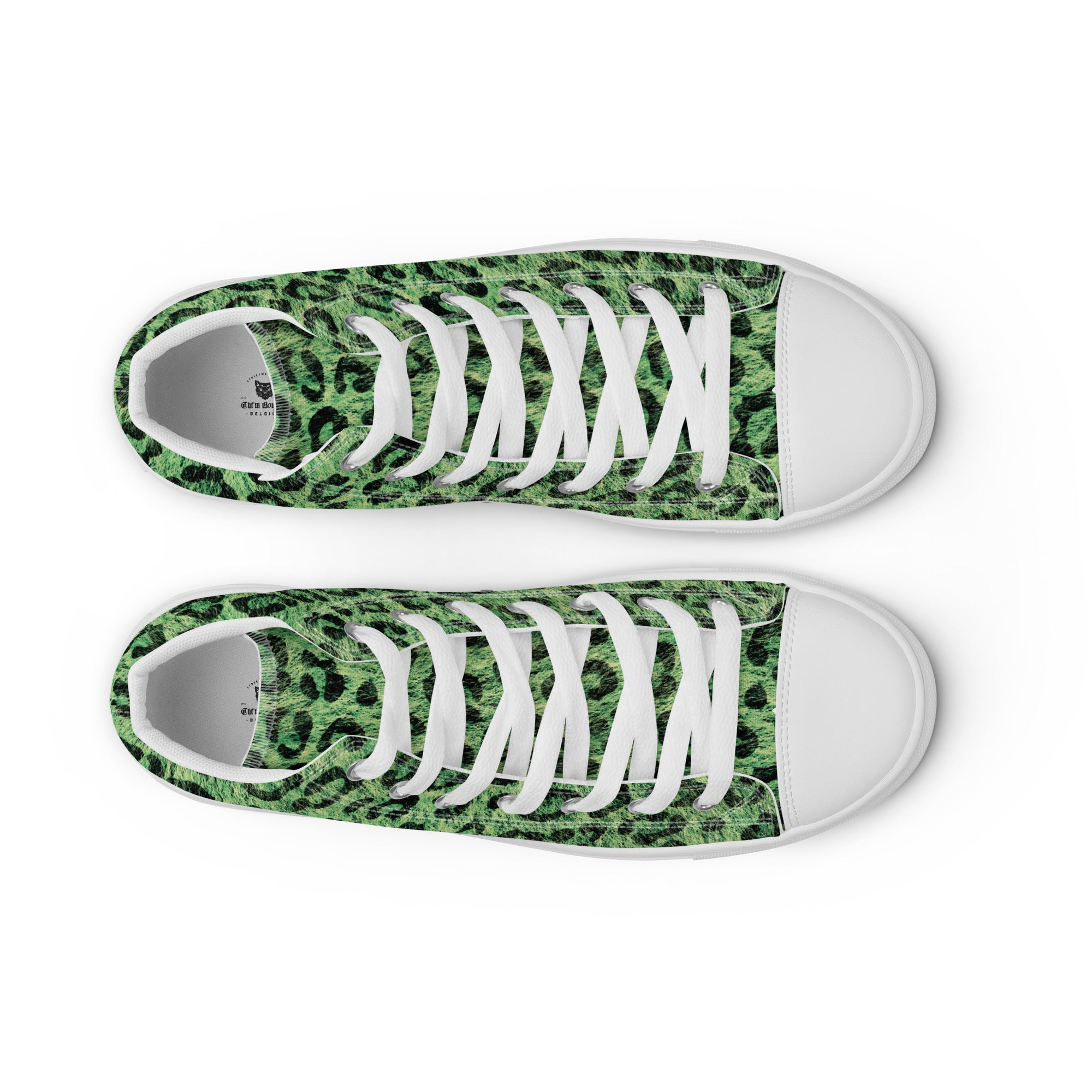 Baskets hautes en toile femme