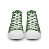 Baskets hautes en toile femme