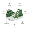 Baskets hautes en toile femme