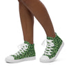 Baskets hautes en toile femme