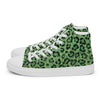 Baskets hautes en toile femme