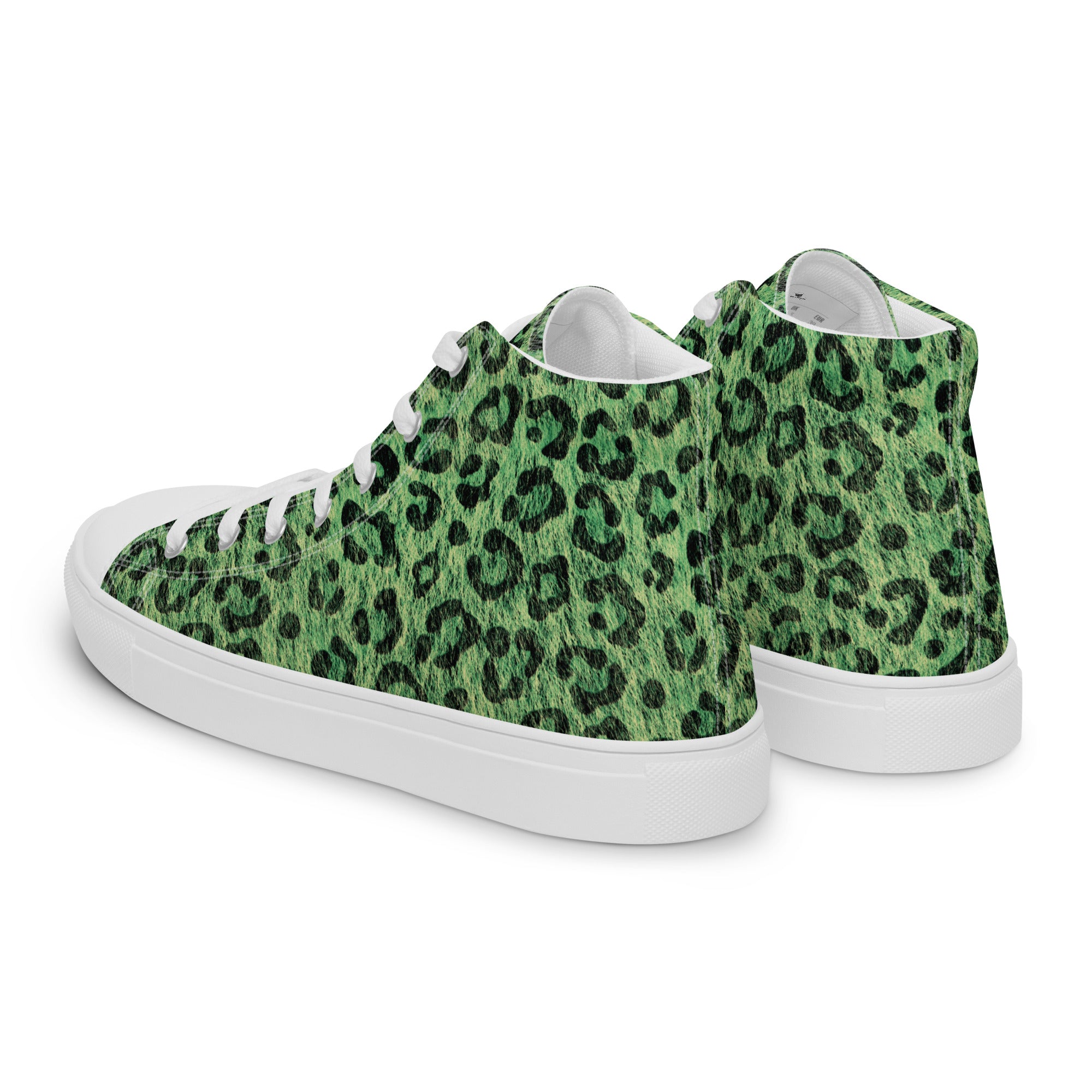 Baskets hautes en toile femme