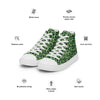 Baskets hautes en toile femme