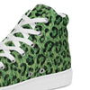 Baskets hautes en toile femme